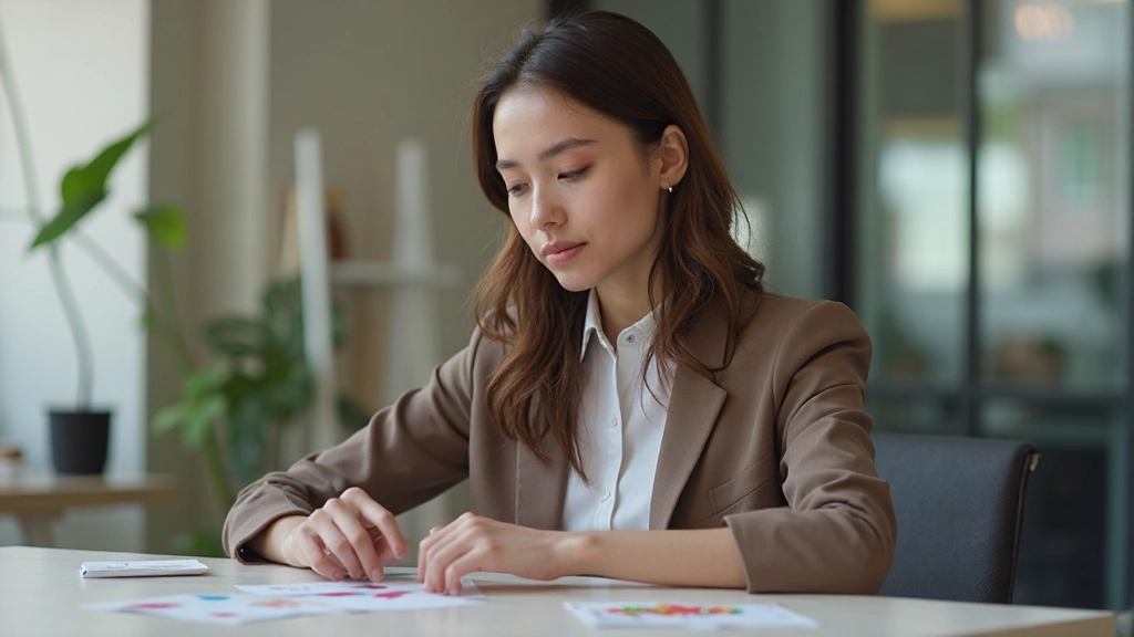 Человек занимается когнитивными упражнениями и решением логических задач